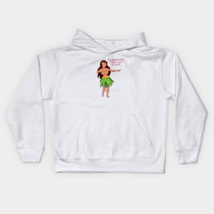 Fingertips that say Aloha Kids Hoodie